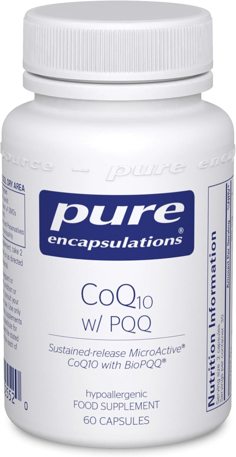 Pure Encapsulations Coq10 – SR with PQQ - Protects from Oxidative Stress, Supports Immune System - 60 Capsules