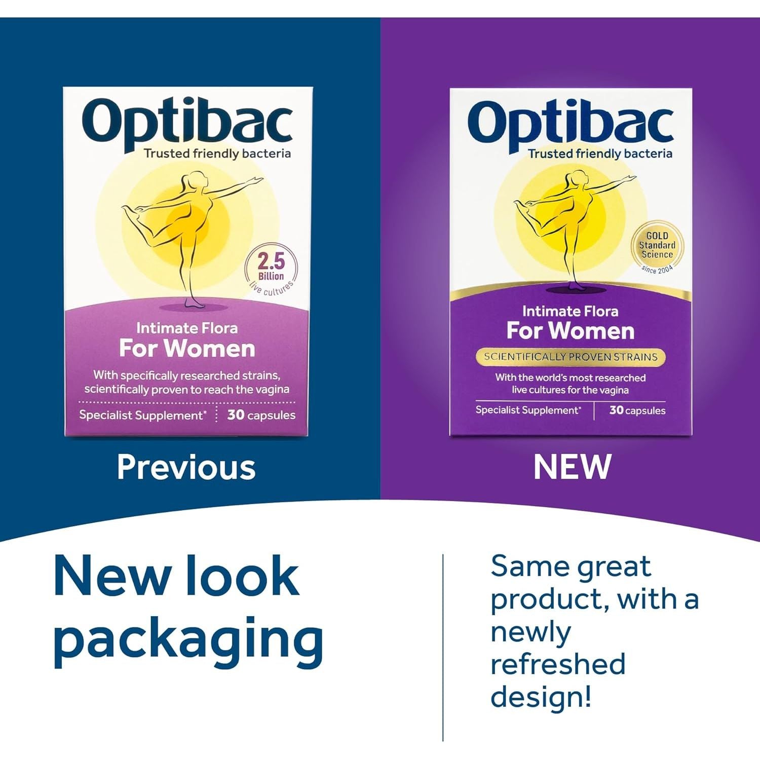 Optibac Probiotics for Women – Vaginal Probiotics – Specialist Supplement with a Scientifically Proven Formula for Vagina Flora – 30 Capsules