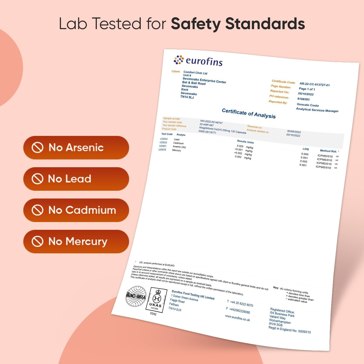 Coq10 Supplement 200Mg | 120 Vegan Co Enzyme Capsules | 4 Months Supply | Ubiquinone Form | High Absorption Coq10 Supplements | Made in Britain | Non-Gmo & Magnesium Stearate Free