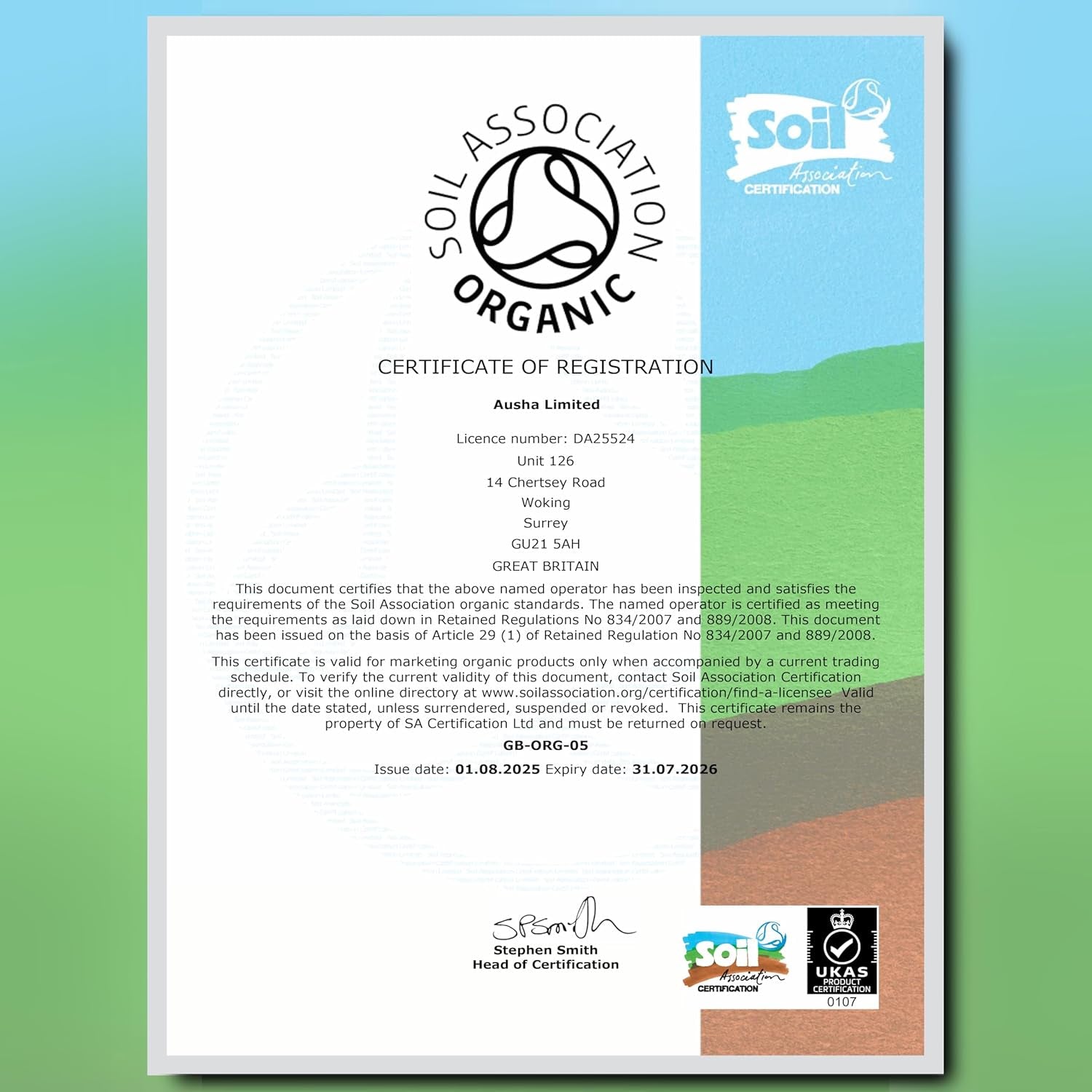 Ausha Organic Turmeric Powder 500G 5-6% High Curcumin - UK Certified Organic by Soil Association - Cooking, Turmeric Shot - 1* Great Taste Award 2023
