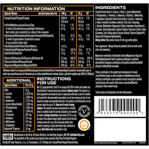 Reflex Nutrition EAA - Complete Essential Amino Acids - 16G Eaas with Bcaas, Vitamin B6, Electrolytes - Full Spectrum Amino Acids Powder for Muscle Growth & Recovery (Mango, 500G, 20 Servings)