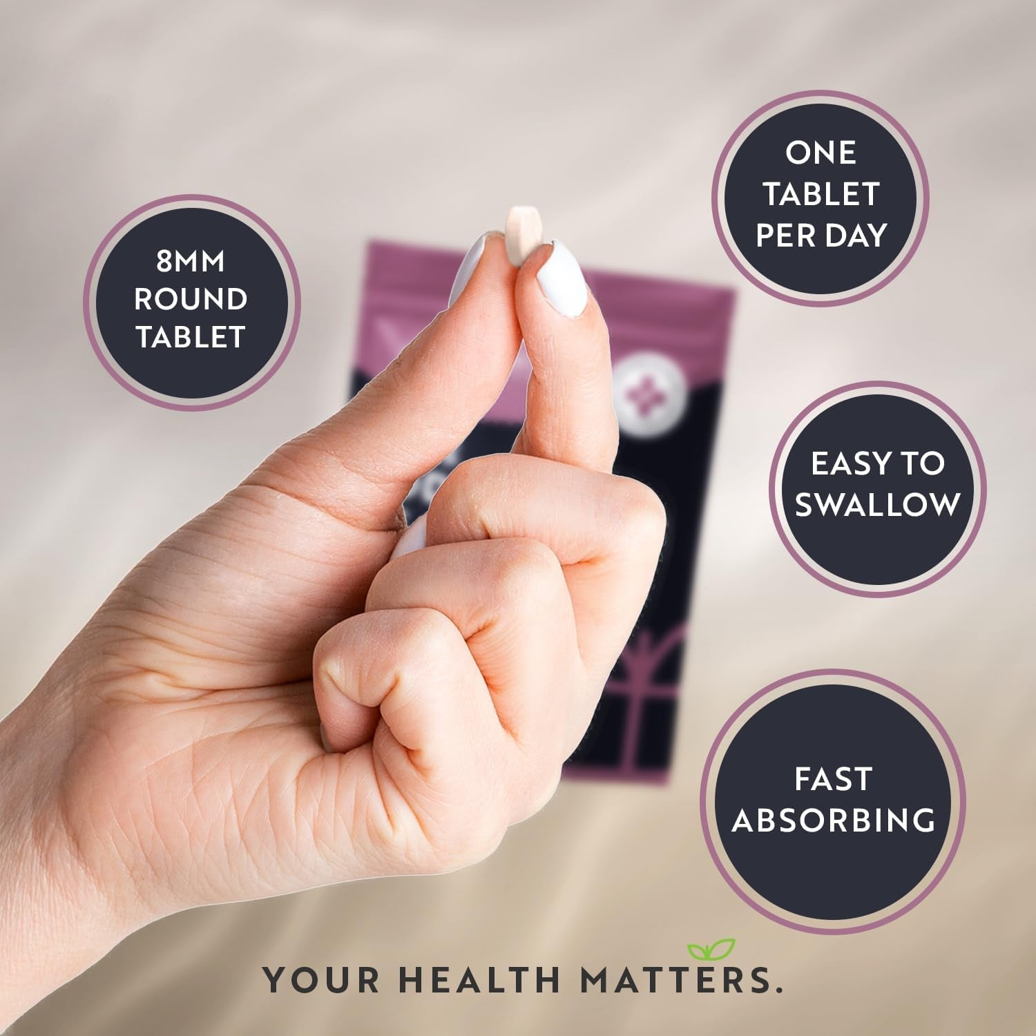 Odourless Garlic Tablets - High Strength Garlic Supplement - 180 Vegan Tablets (Alternative to Capsules) – 6 Month Supply - Easy to Swallow - Letterbox Friendly - Made in the UK by Nutravita