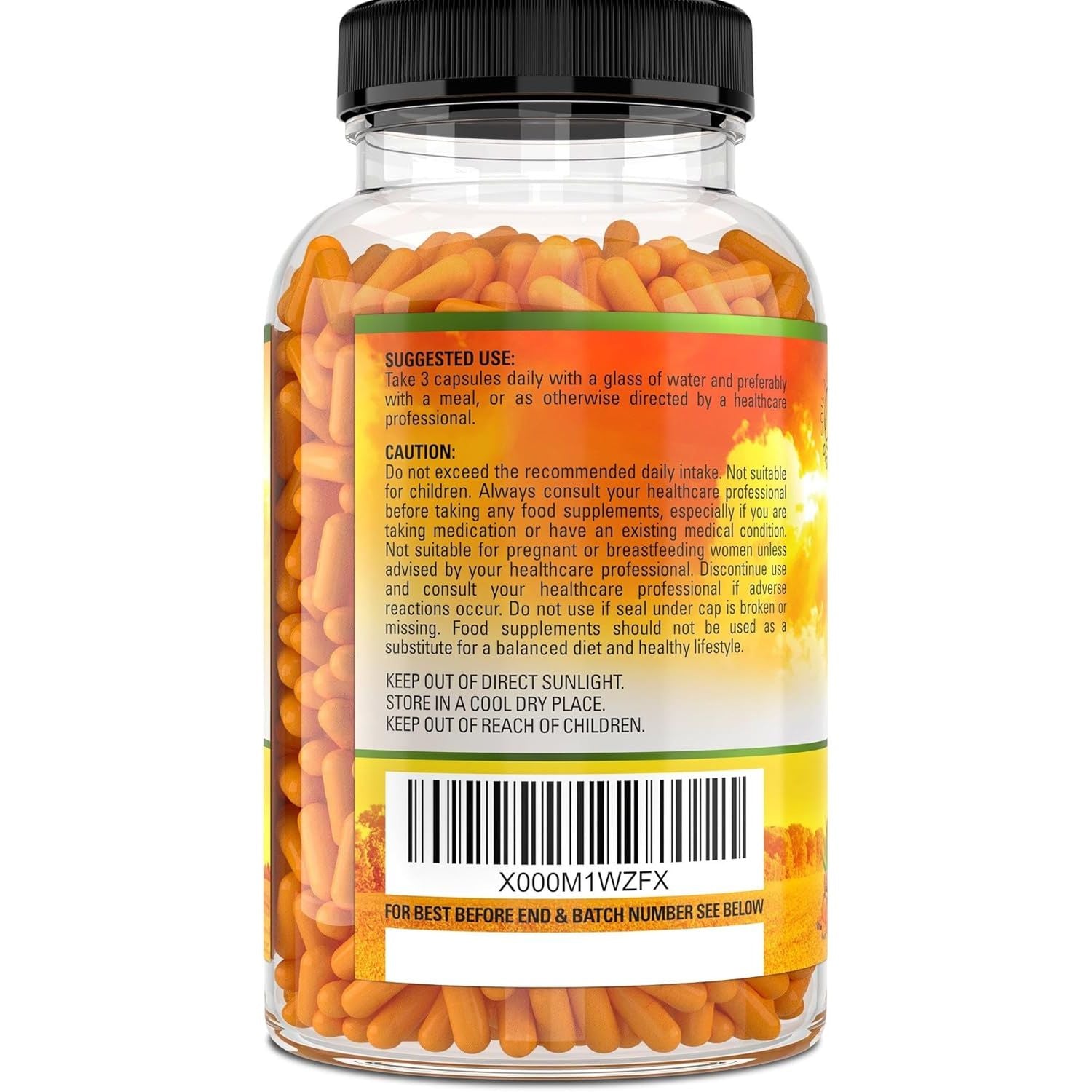 Turmeric and Black Pepper Capsules for Anti-Inflammatory and Joint Pain Relief - 180 Organic Capsules - High Strength Turmeric Curcumin Supplement with Added Black Pepper and Ginger - Made in UK