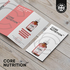 Iodine Liquid Drops - Vegan - High Strength 600Mcg per Serving - 400 Servings - 240,000Mcg per 60Ml Dropper Bottle - Liquid Iodine Solution for Fast Absorption - Made in UK by Core Nutrition