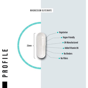 Magnesium Glycinate Supplements 1500Mg & Vitamin B6-120 High Strength Capsules - 1500Mg of Magnesium Providing 315Mg Elemental Magnesium (Bisglycinate) - Pure Active Ingredient