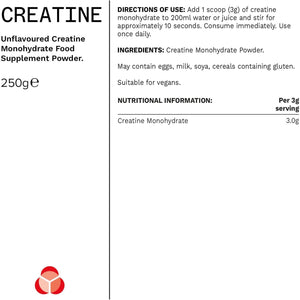 Phd Nutrition 100% Micronised Creatine Monohydrate Powder | Improved Strength and Performance during Exercise, 250G