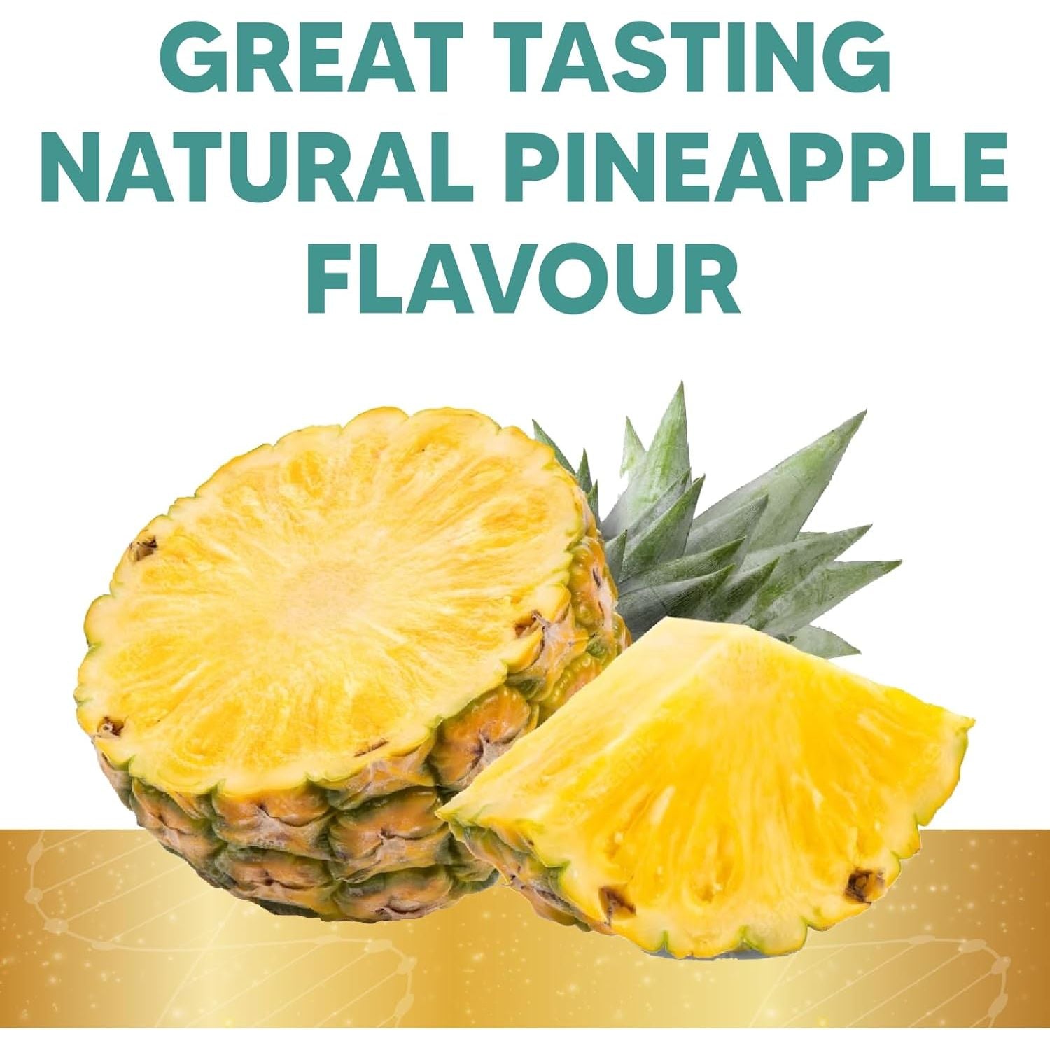 Hydrolysed Collagen Gummies with Biotin + Oral Hyaluronic Acid | Highly Absorbable with Vitamin C+E | 60 Sugar Free Natural Pineapple Flavoured Gummies