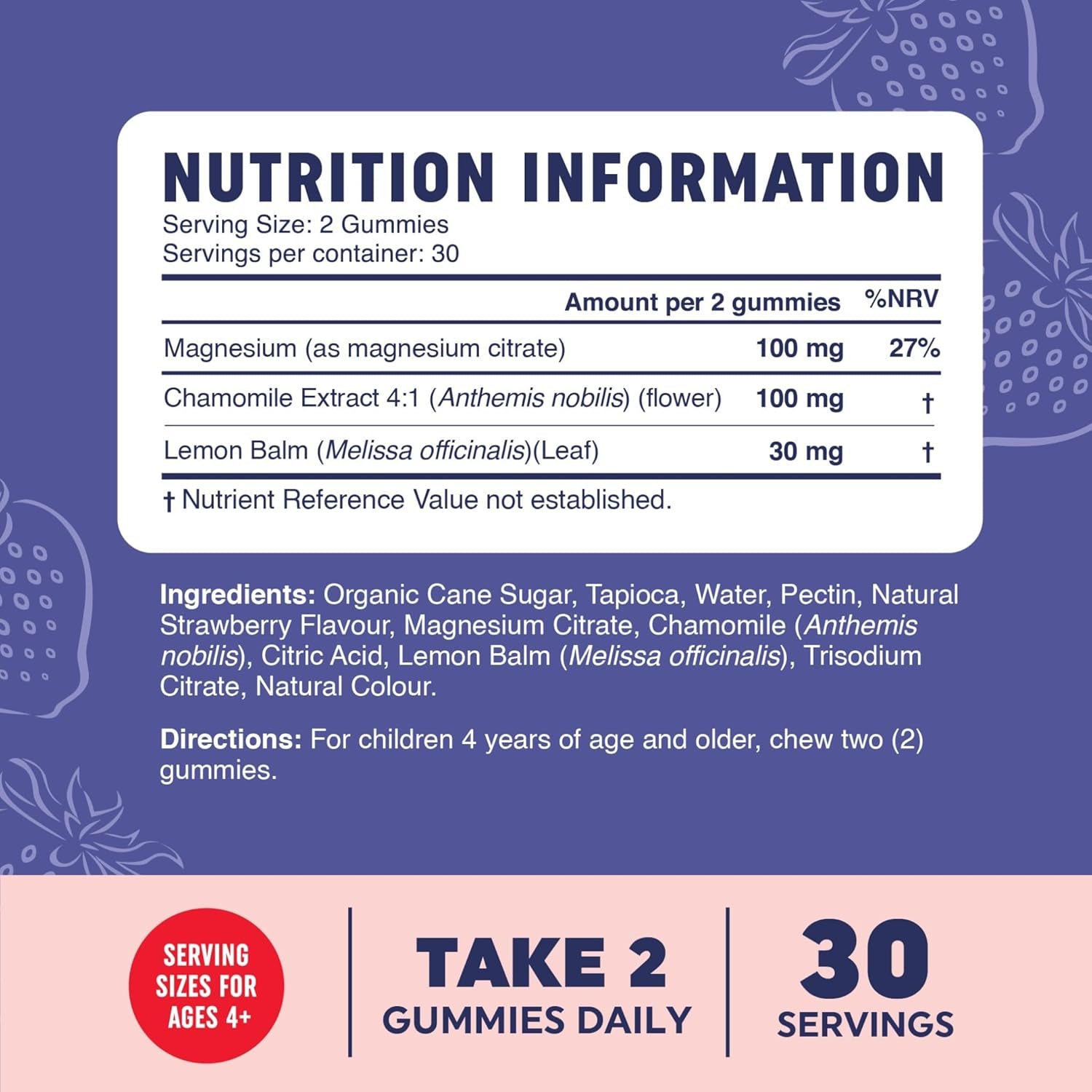 Magnesium Gummies for Kids Relaxation & Natural Wake-Rest Cycles | Relaxing Magnesium for Children with Chamomile & Lemon Balm | Non-Gmo, Gluten-Free & Third-Party Tested | Calming Gummies 60 Ct