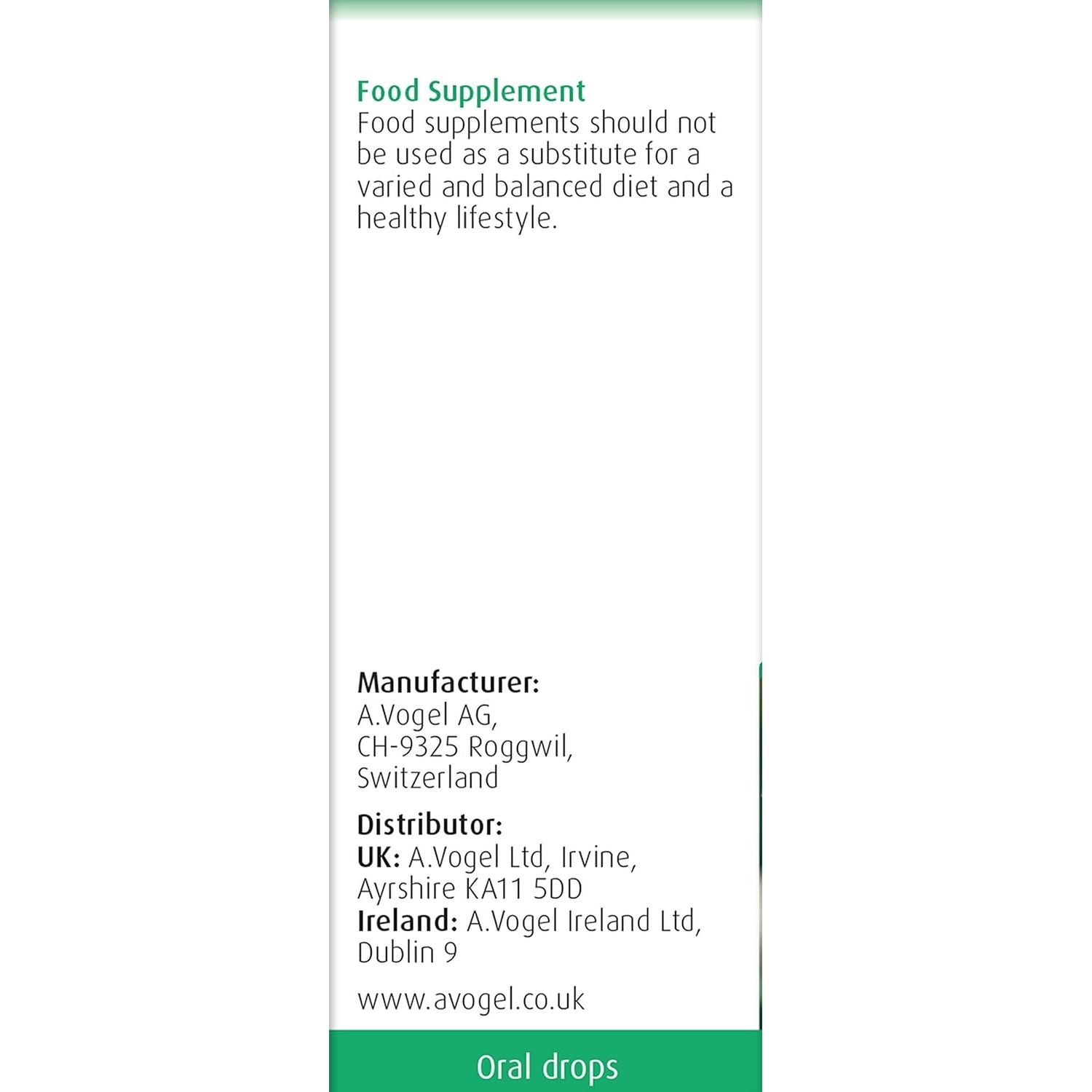 A.Vogel Horse Chestnut Aesculus Drops | Botanical Food Supplement | Extract of Fresh Aesculus Seeds | Suitable for Vegans | 50Ml