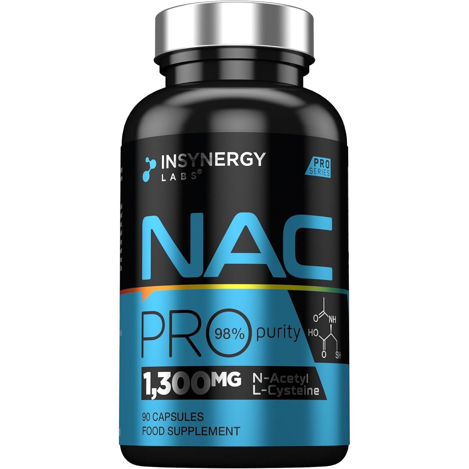 NAC 650Mg per Capsule (Maximum Dose in UK) Superior 98% Purity NAC Supplement, N-Acetyl-Cysteine NAC Powder 90 Vegan Capsules