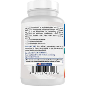 Best Naturals DMG 125 Mg 120 Capsules (120 Count (Pack of 1))