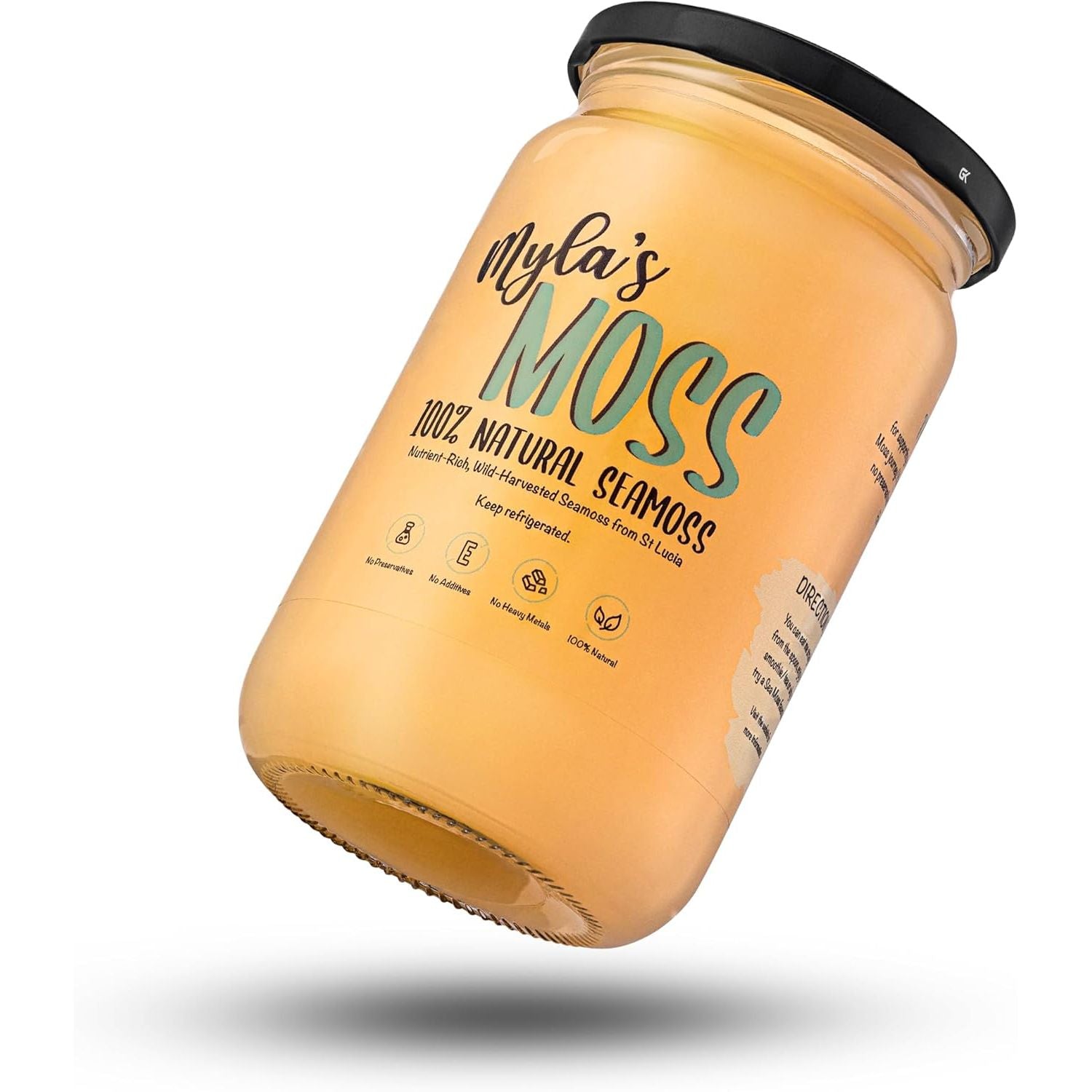 Myla’S Moss Organic Sea Moss Gel 340G – Wildcrafted & Made in the UK – Pure Irish Moss for Immunity, Gut Health & Skin – Vegan, Non-Gmo, No Fillers