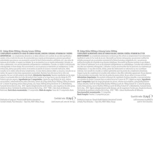 Ginkgo 9,000Mg & Ginseng 3,000Mg | Supports Mental Performance & Helps with Circulation | Vegan & Vegetarian Friendly | 120 Tablets | Manufactured in the UK