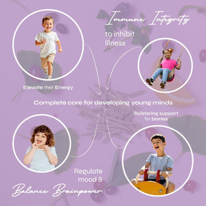 Known Kids Multivitamin Complex Gummies - Sugar-Free - Vitamin C, B6 - Immune Support - Natural Strawberry Flavour - 30 Vegan Gummies, 1 Month Supply