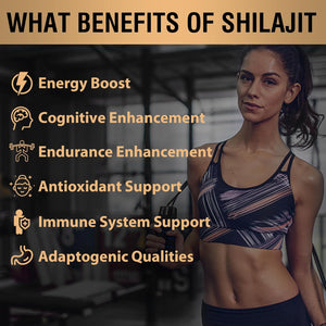 Shilajit Resin Gold Standard Shilajit - 600Mg Himalayan Shilajit Blend with Ayurvedic Herbal Extracts, High Levels of Fulvic Acid, Supports Energy and Performance, 30G (Pack of 1)