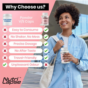 120 Pure Marine Collagen Boosting Advanced Granular Biotechnology Capsules | Type 1 Hydrolysed Marine Collagen with Biotin and Hyaluronic Acid | Slow Release Maximum Absorption.