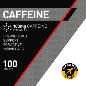 Maxinutrition Caffeine Tablets 100Mg 100'S, Performance Support, Pre-Workout Boost