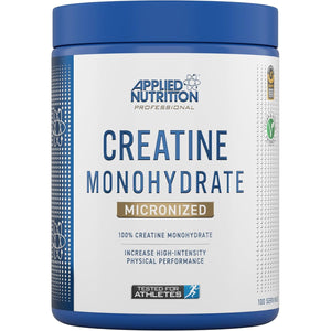 Applied Nutrition Creatine Monohydrate Powder 500G – 100% Micronized Creatine – 5G per Serving – Unflavoured – Supports High-Intensity Performance – 100 Servings