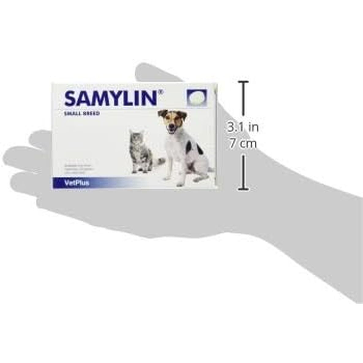 Vetplus Samylin Small Container with 30 Tablets for Digestive System
