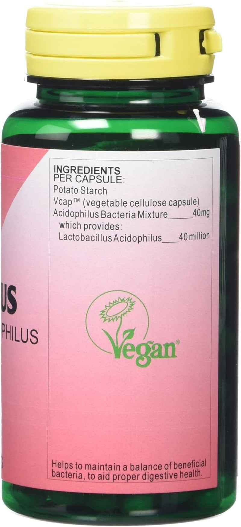 Health plus Acidophilus Probiotic Digestive Health Supplement - 90 Capsules