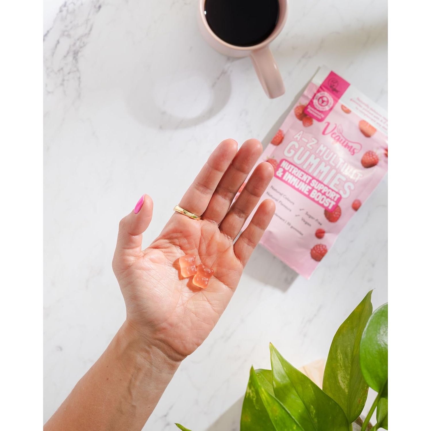 Vegums Sugar-Free A–Z Multivitamin Gummies – Vegan, Zero Sugar, Natural Flavour – Daily Support for Immunity, Energy & Wellness – 30 Gummies