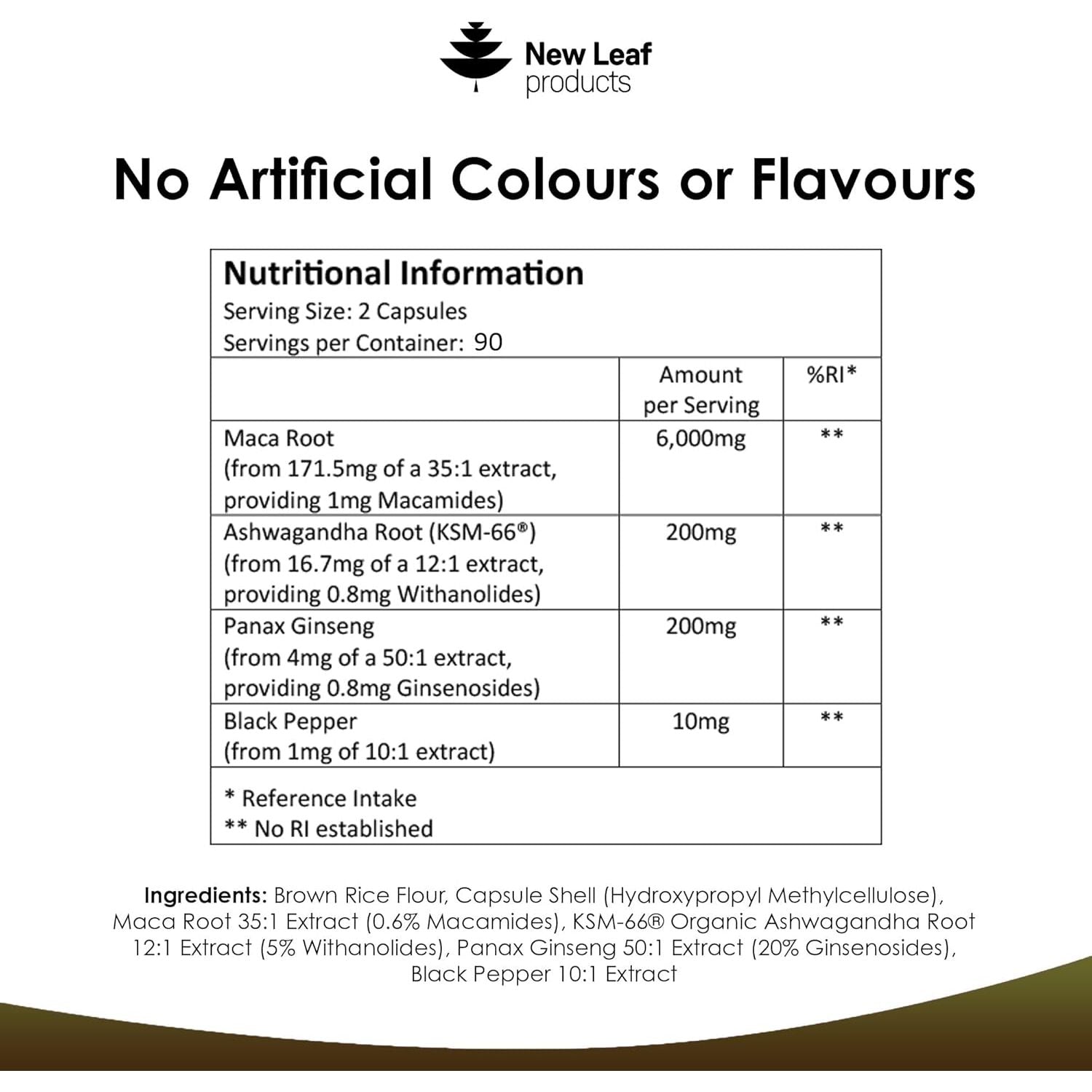 Maca Root Capsules with KSM Ashwagandha and Ginseng - 180 High Strength 6000Mg Maca Root + Ashwagandha KSM-66, Panax Ginseng & Black Pepper - Vegan Capsules Made in the UK