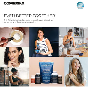 CORREXIKO Ultra Omega 3 Capsules - High Strength 1000Mg EPA & 498Mg DHA - Aids Skin Hydration to Reduce Fine Lines & Dry, Dehydrated Skin - Supports Joint & Brain Health - 60 Tablets, 1 Month Supply