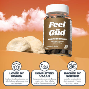 Lion'S Mane, Chaga, Cordyceps & Reishi Mushroom Gummies: 2,800Mg 4-In-1 Blend with B12 & B6. 60 Raspberry Gummies Supporting Brain Function, Sleep, Immunity & Natural Energy.