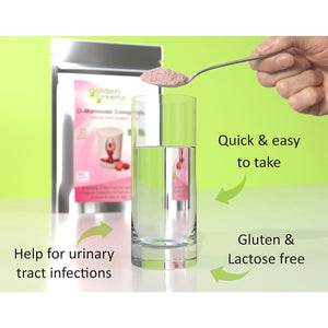 Golden Greens D-Mannose Complex with Organic Cranberry 30 Servings, 1 Count