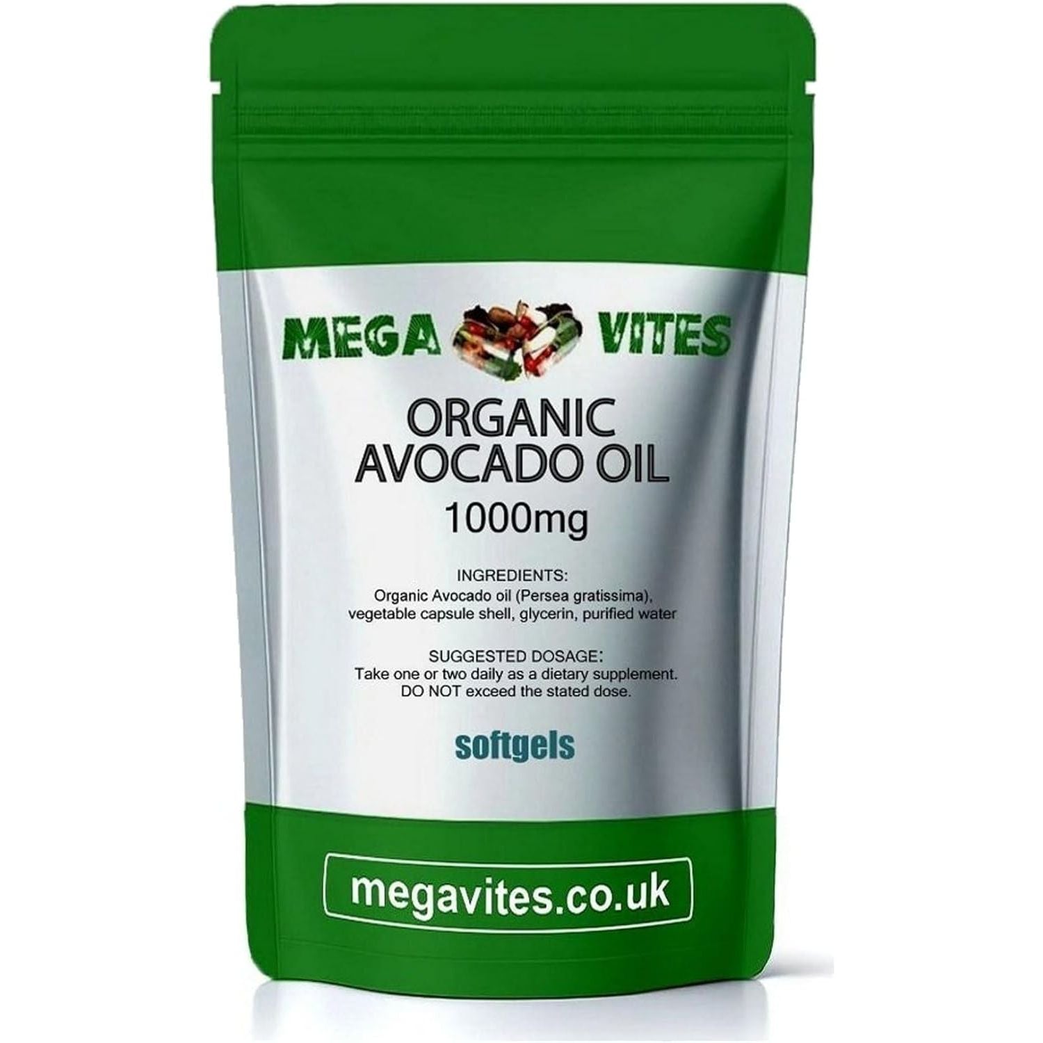 Avocado Oil SOFTGELS 1000Mg X 120 - MEGAVITES