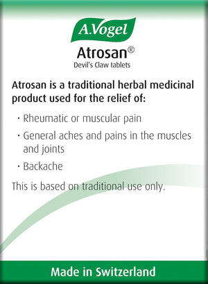 A.Vogel Atrosan Devil’S Claw Tablets | Back & Muscle Pain Relief | 30 Devil’S Claw Tablets