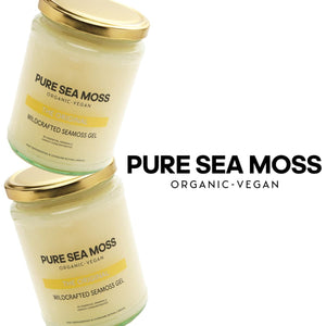 Organic Sea Moss Gel by Pure Sea Moss UK - the Original 500Ml, Made with Wildcrafted Organic Sea Moss - Vegan Irish Seamoss Sourced from St Lucia