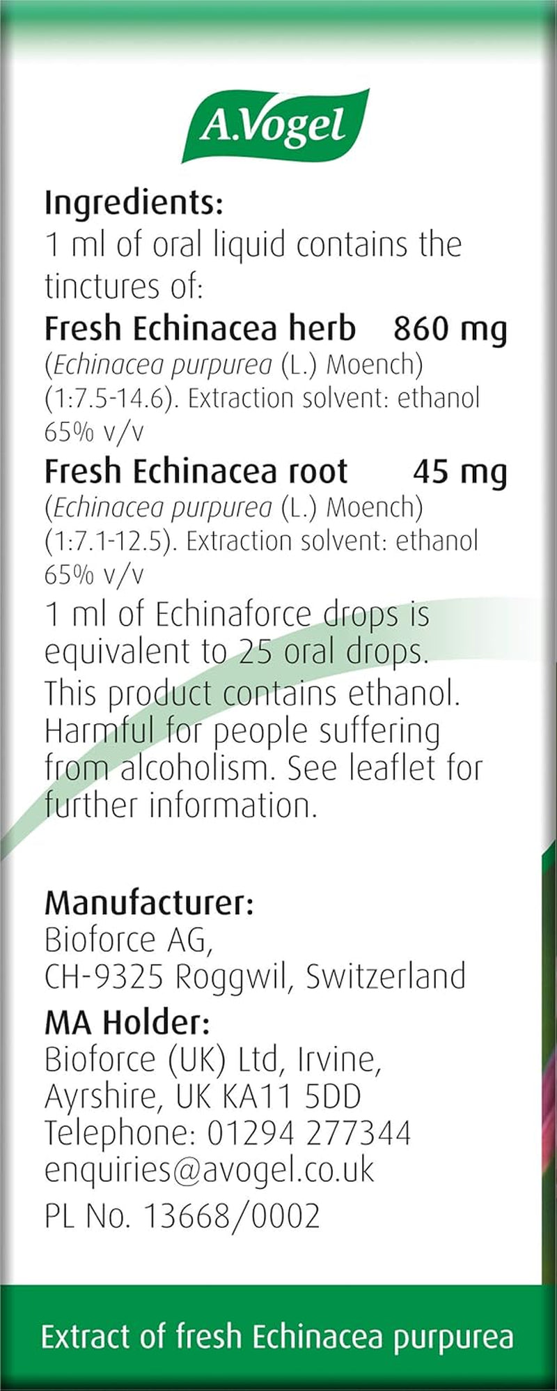 (2 Pack) - a Vogel - Echinaforce Drops | 50Ml | 2 Pack Bundle