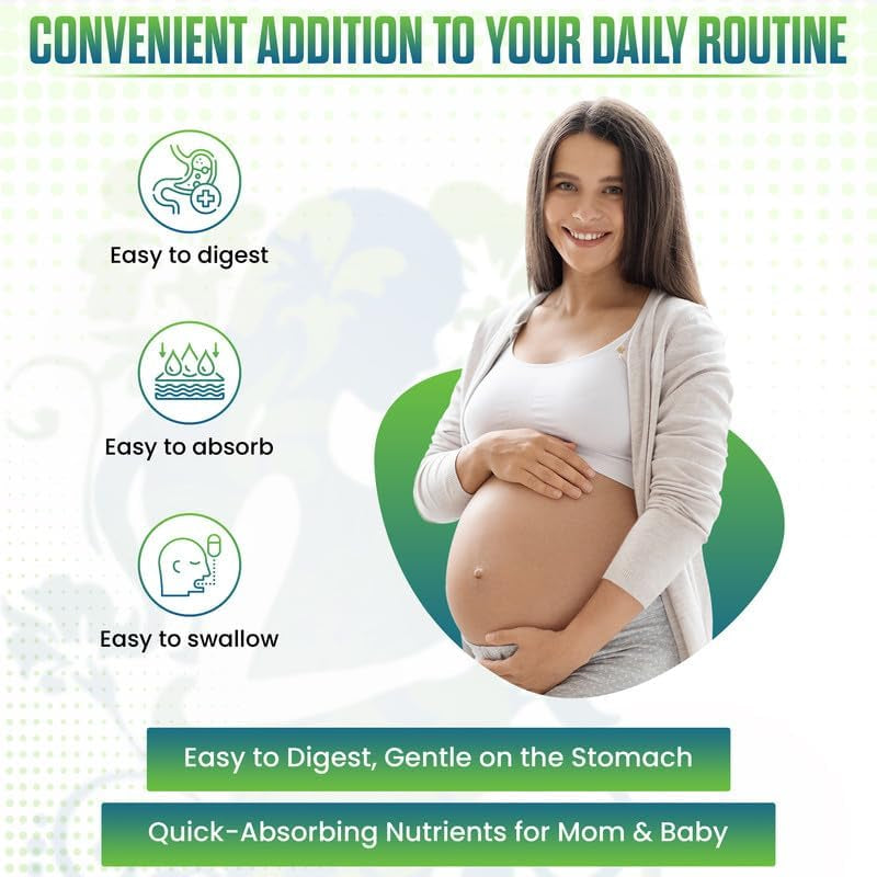 Sigmabiotics Pregnancy Multivitamin | 800 Μg Folic Acid, Iron, Vitamins D3 and C, Omega-3, B Complex, Zinc and Probiotics, Prenatal Support for Mom’S Energy, Immunity, and Baby'S Growth | 90 Tablets