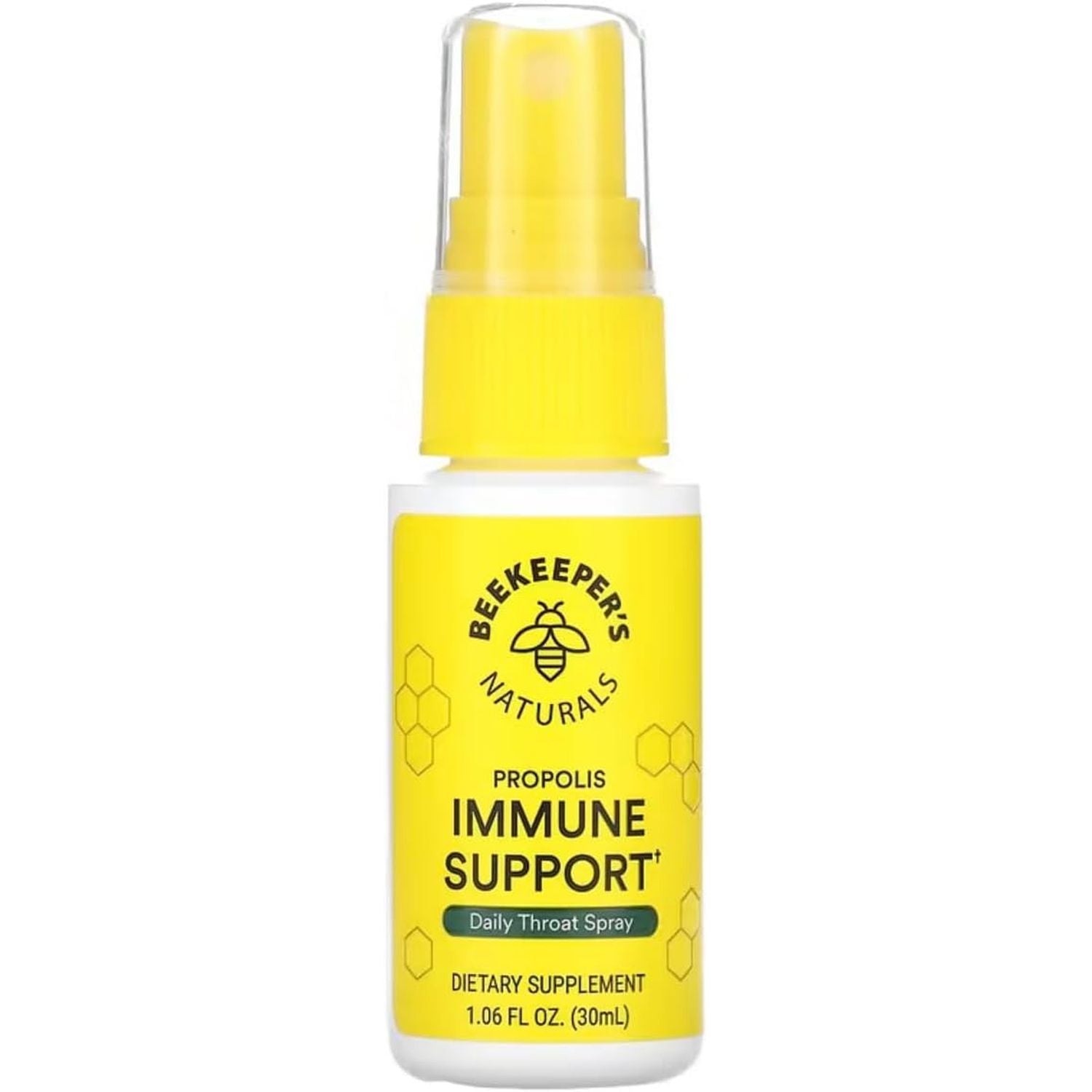 Beekeeper'S Naturals Propolis Throat Spray by - 85% Bee Propolis Extract, Natural Immune Support & Sore Throat Relief - Antioxidants, Keto, Paleo, Gluten-Free 1.06 Oz Pack of 1