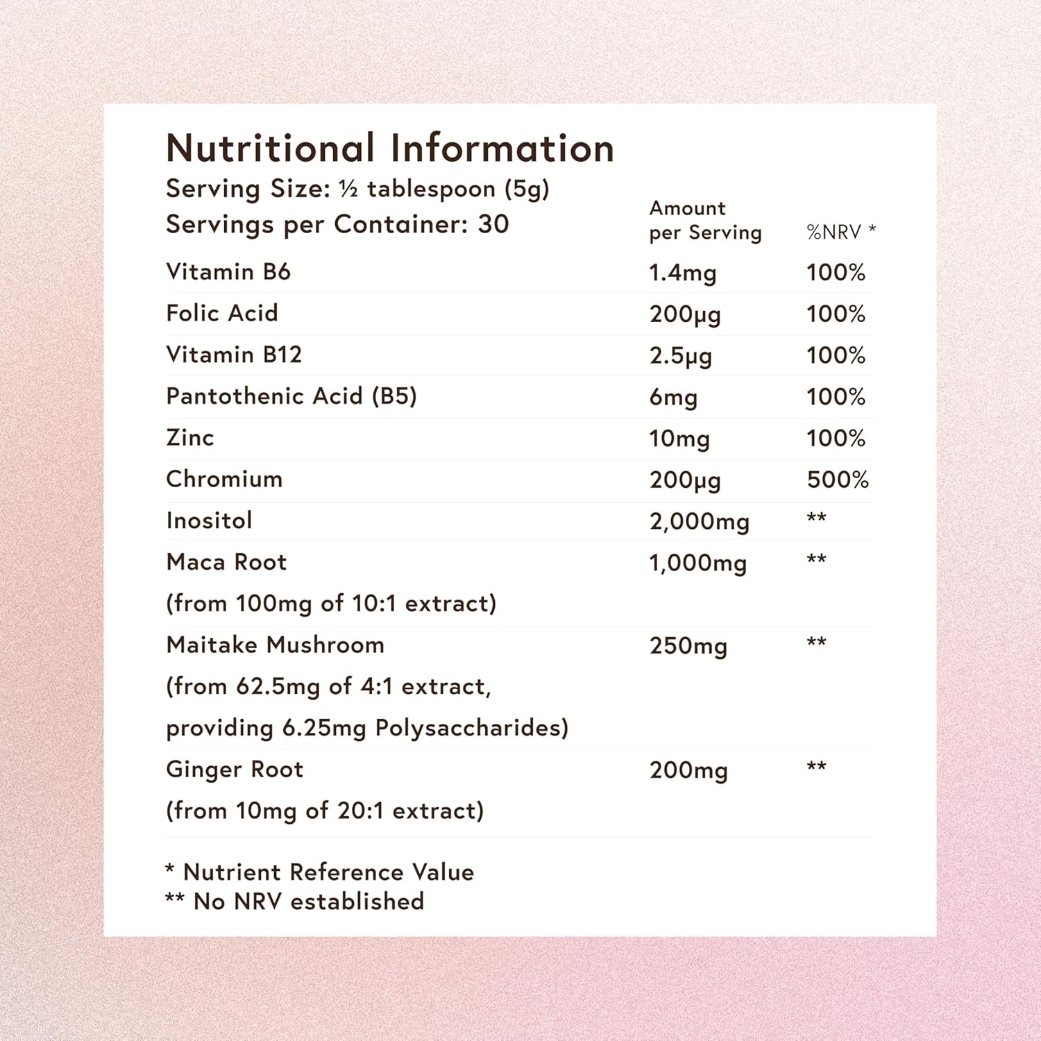 Sixways Hormone Balance, Mushroom Coffee, Decaf Coffee Flavour, Functional Mushroom Powder, Myo-Inositol PCOS Supplement, 30 Servings (150G), Myo-Inositol, PMS Support, Vegan, 200Ug Chromium