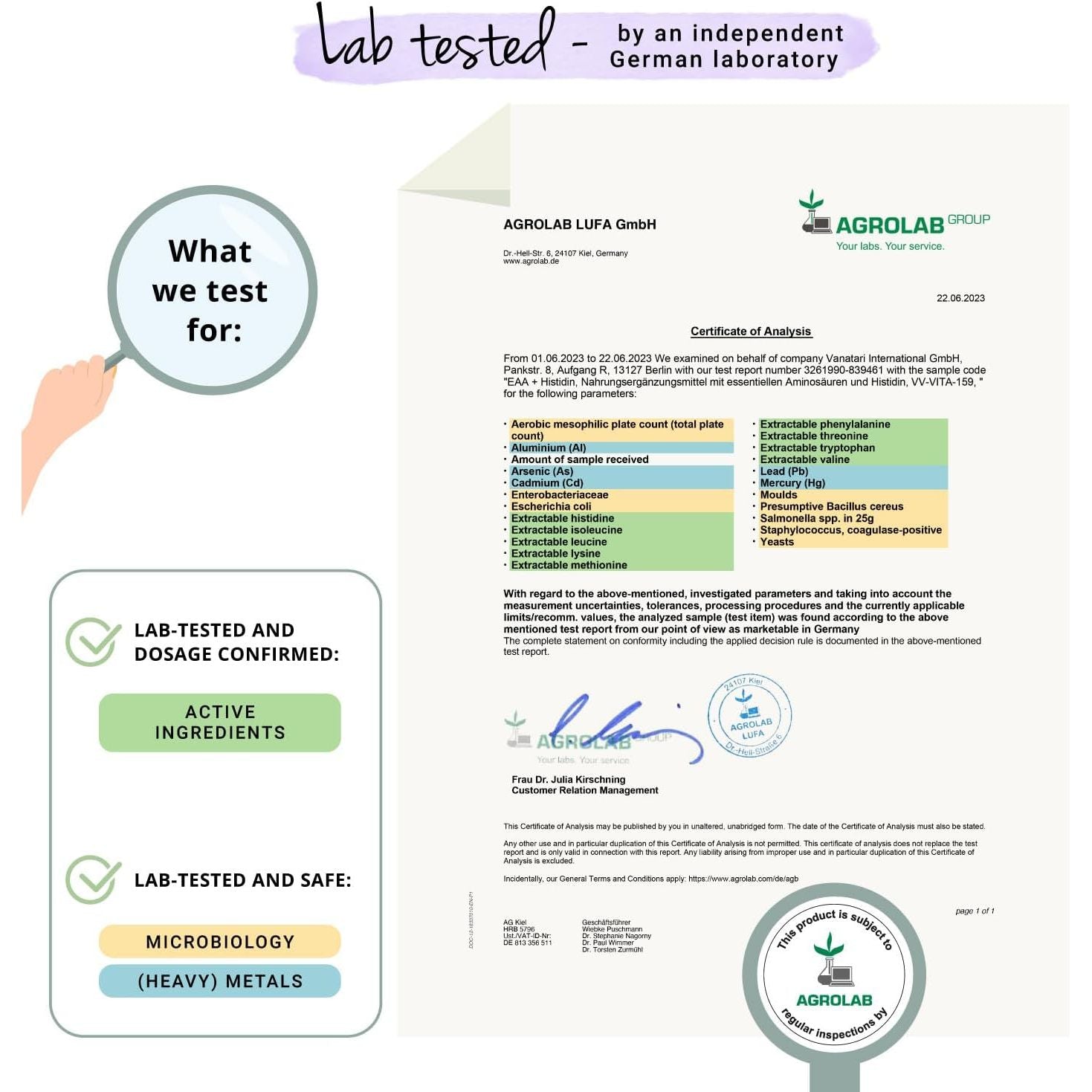 Vegavero 9 Essential Amino Acids Tablets | 5739 Mg EAA - 300 Tablets | 100% Natural from Fermentation | NO Additives, Lab-Tested | Vegan