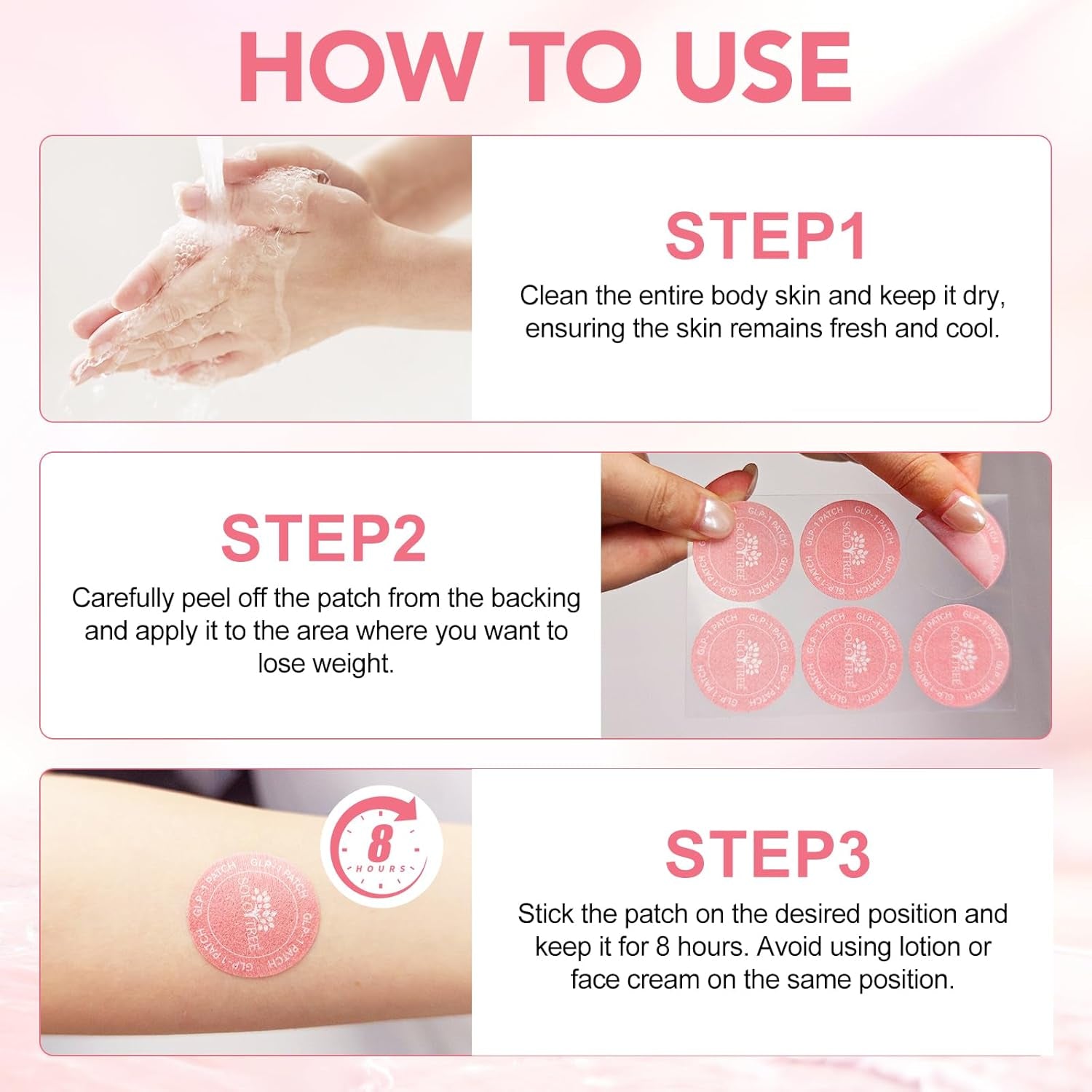 Glp-1 Patches Natural Ingredients Patch, Gentle and Soothing Glp 1 Supplement (30PCS)