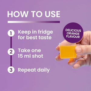 Swedish Nutra - Hair, Skin & Nails Liquid Supplement - Pack of 500 Ml, 33 Day Supply | plus Collagen, Biotin, Vitamins, MSM, Hyaluronic Acid & Coq10 | Gluten Free | 100% Natural Orange Flavour