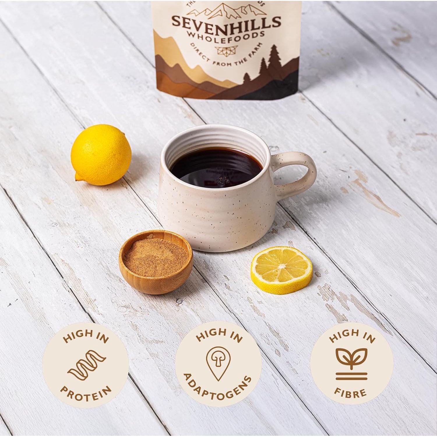 Sevenhills Wholefoods Organic Cordyceps Sinensis Mushroom Powder 200G