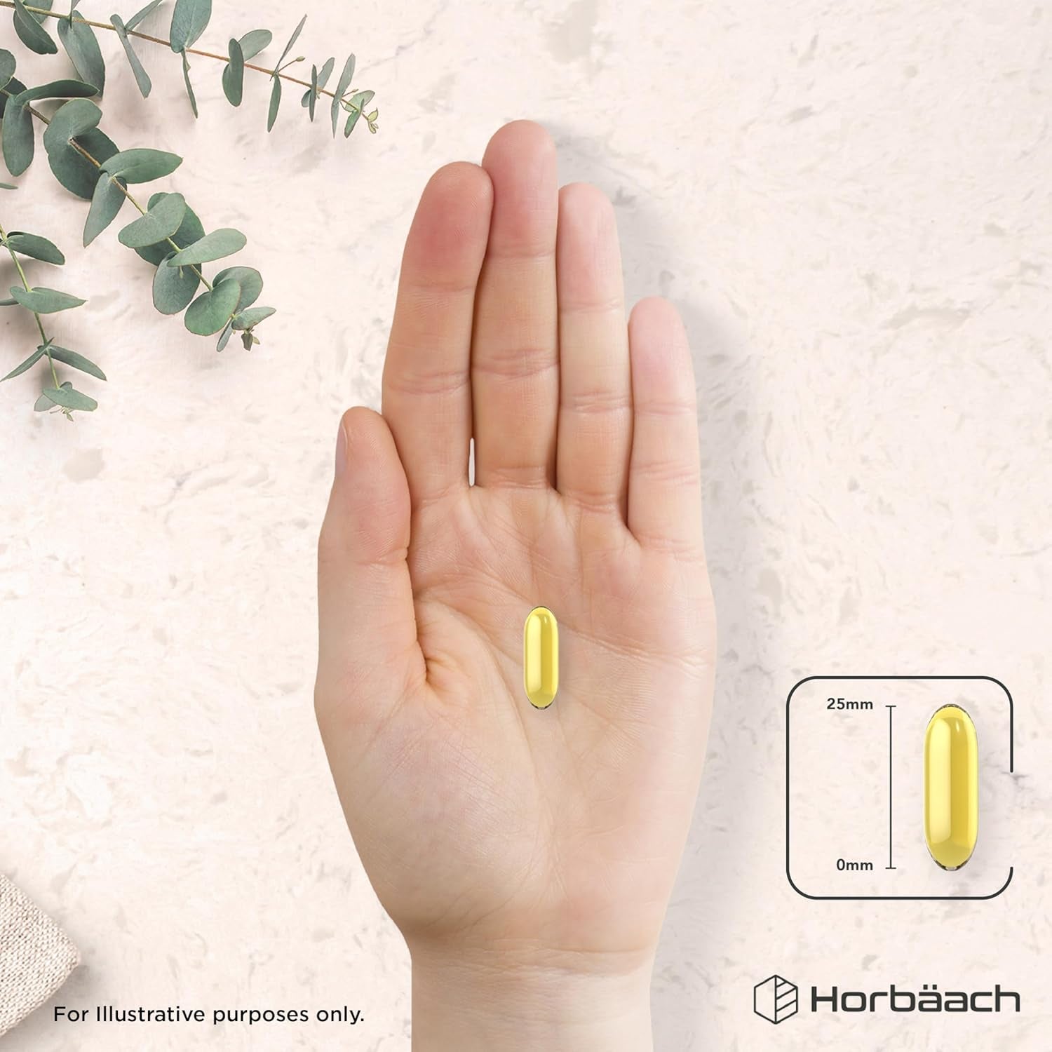 Cod Liver Oil Capsules High Strength | 2000Mg | 360 Count | with Omega 3, Vitamin D and a | with 171Mg of DHA and 151Mg of EPA | Rich in Omega 3 Fatty Acids | by Horbaach