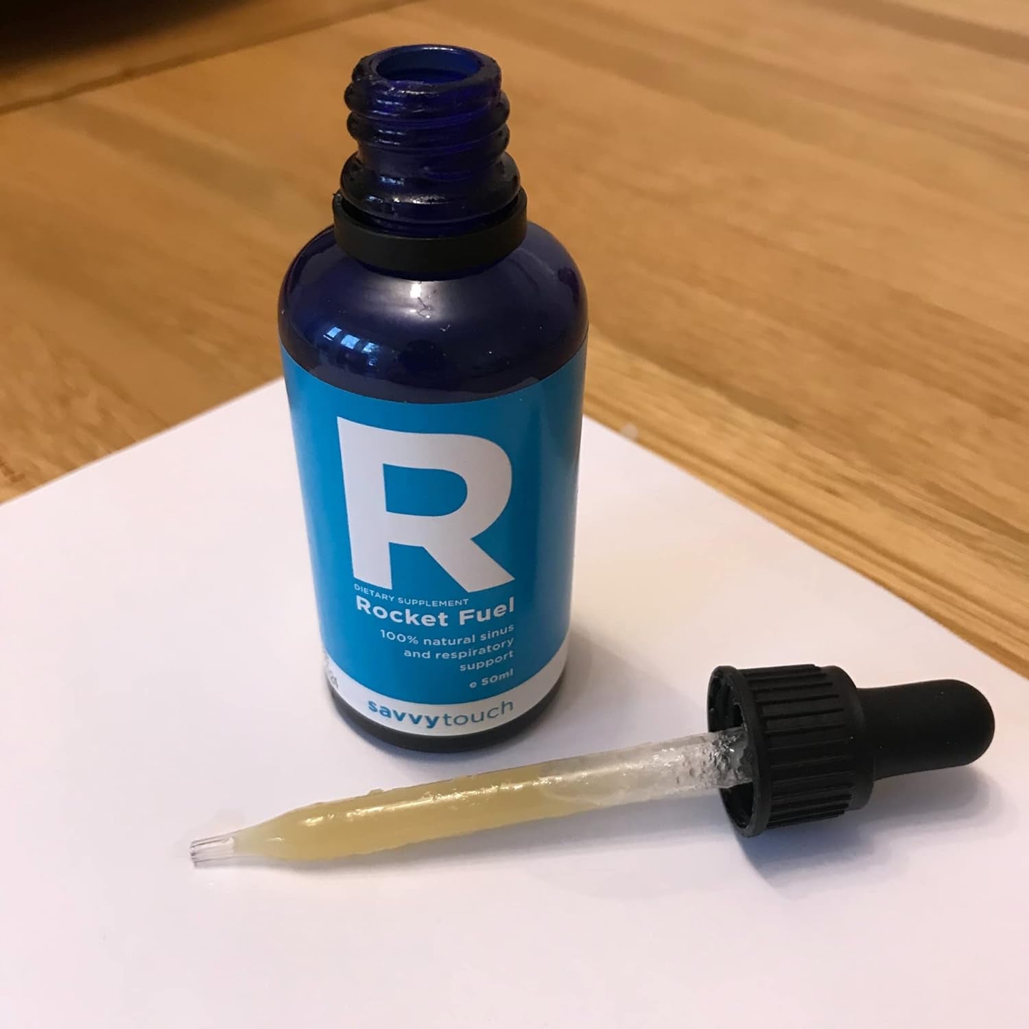 Savvy Touch Rocket Fuel: 100% Natural Sinus & Respiratory Support with Organic Active Manuka Honey 50Ml