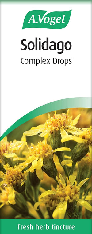 A.Vogel Solidago Complex Drops | Botanical Food Supplement | Fresh Herb Tinctures of Solidago, Birch, Horsetail & Restharrow | Suitable for Vegans | 50Ml