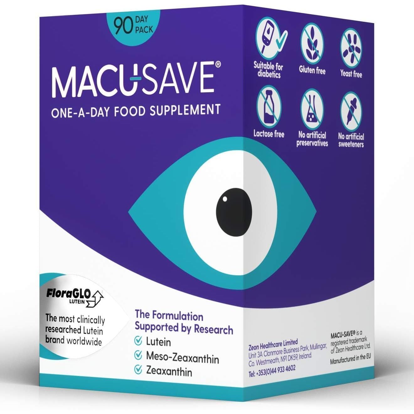 Macu-Save Food Supplement 90 Day Pack