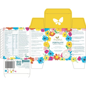 Fruitful Fertility Supplements for Women – Prenatal & Pregnancy Vitamins with Folic Acid Vitamin D & Coenzyme Q10 – Supports Natural Conception & Reproductive Health – 60 Capsules