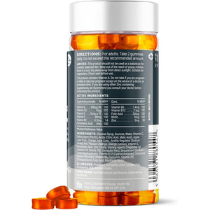 Feel Amazing Energy Complex Gummies - Vitality Support with B-Vitamins - Immune Boost - Mango Flavour, Vegetarian, Halal, 60 Gummies, 30-Day Supply (1)