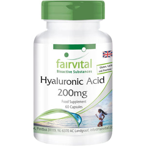 Fairvital | Hyaluronic Acid 200Mg - Vegan - HIGH Dosage - 60 Capsules