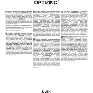 Bulk Pure Optizinc Tablets, 30 Mg, Pack of 90
