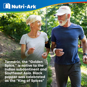 Nutri-Ark Organic Turmeric 700Mg per Capsule with Black Pepper | 240 Vegetarian Capsules (8 Month Supply) | UK Manufactured | Soil Association Certified