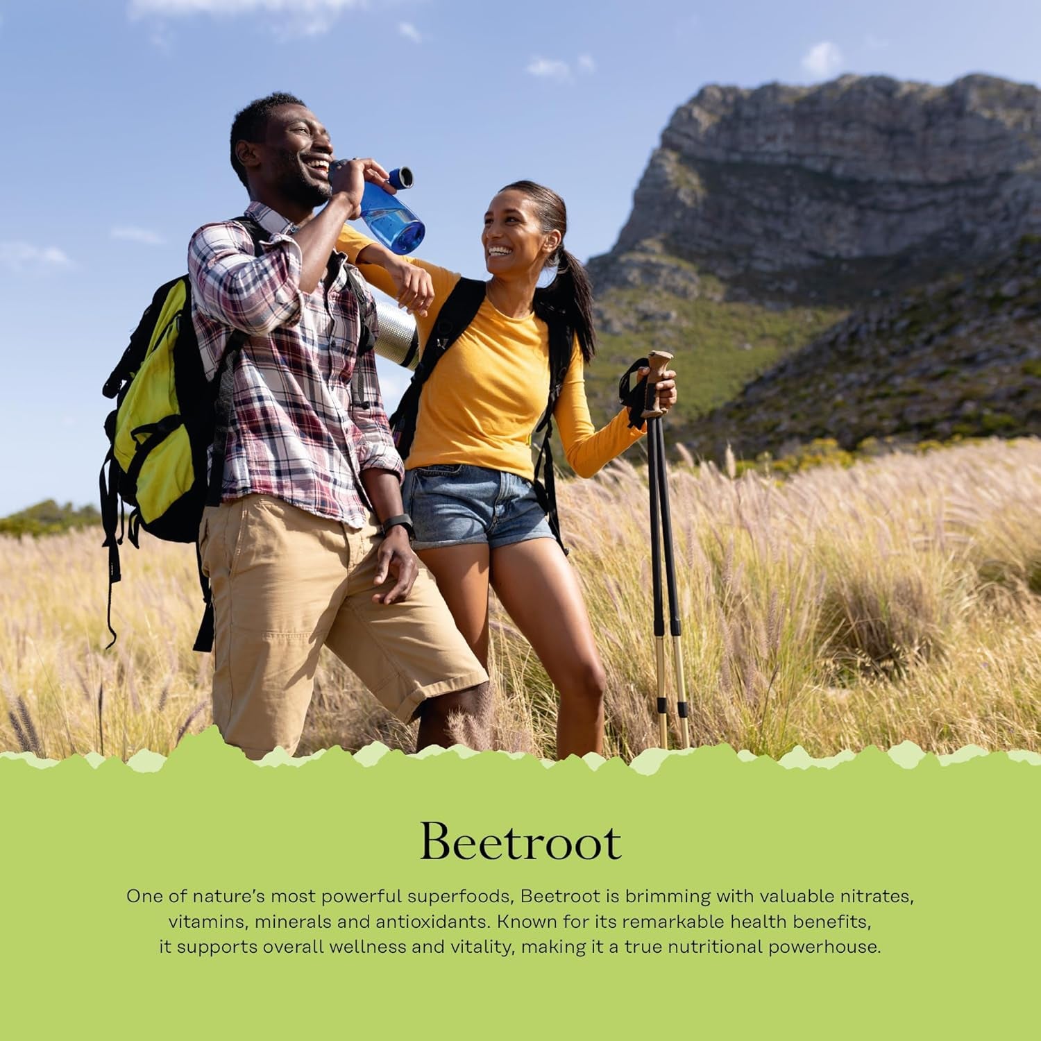 Solaray - Beetroot - 100 Vegan Capsules - Rich in Vitamins & Minerals - Natural Nitric Oxide Booster - Highly Bioavailable Superfood Beet Root Supplement - Non GMO & Lab Verified